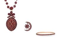 A Collection of Bohemian Garnet Jewelry,
