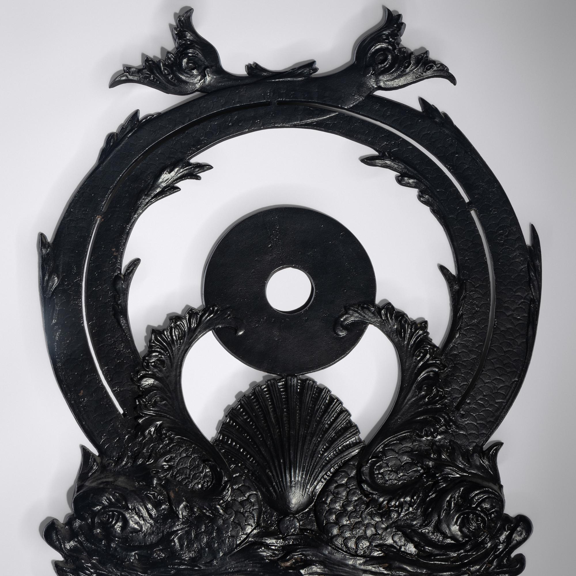 Elevator Floor Indicators, pair, from the Fisher Building, Chicago, c. 1895 D.H. Burnham & Co., USA