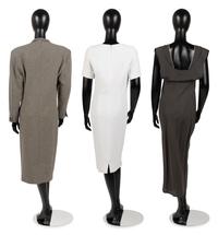 Three Versace Items: Two Dresses and a Coat, 1980-90s