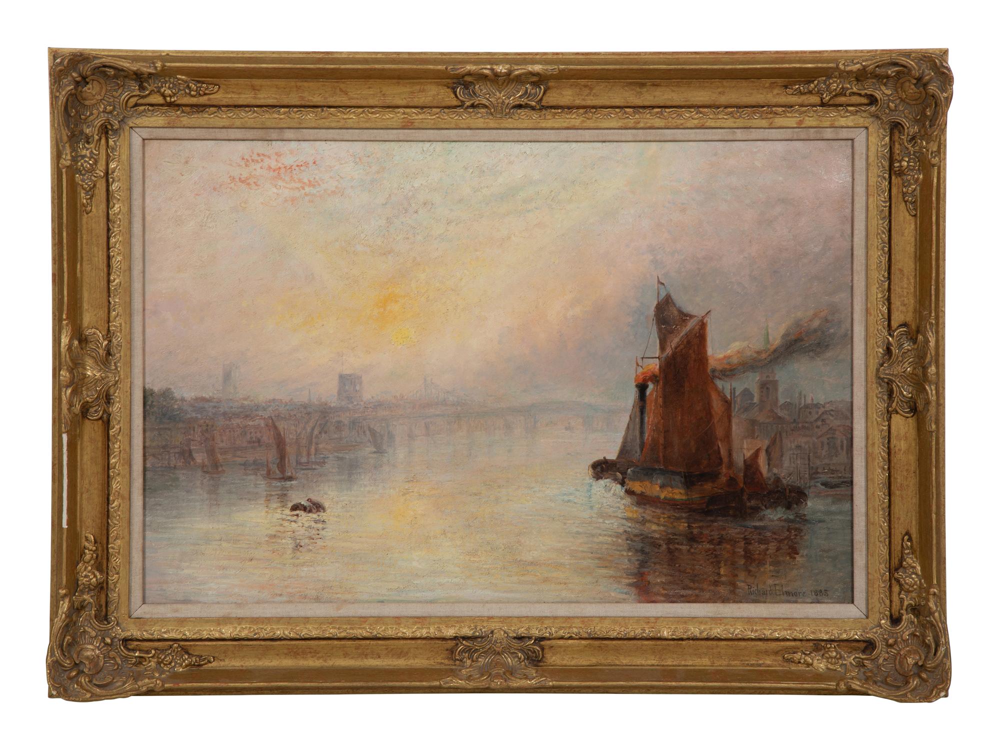 Harbour at Sunset, 1885