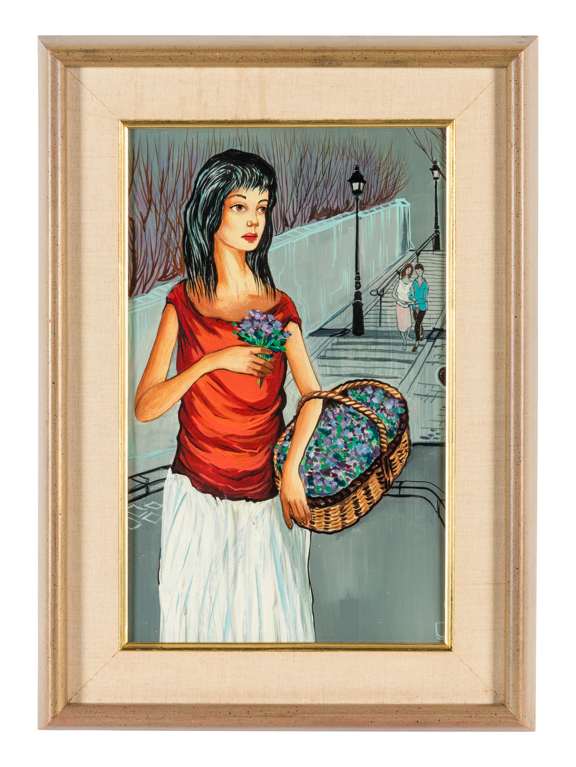 Untitled (Woman with Flower Basket)