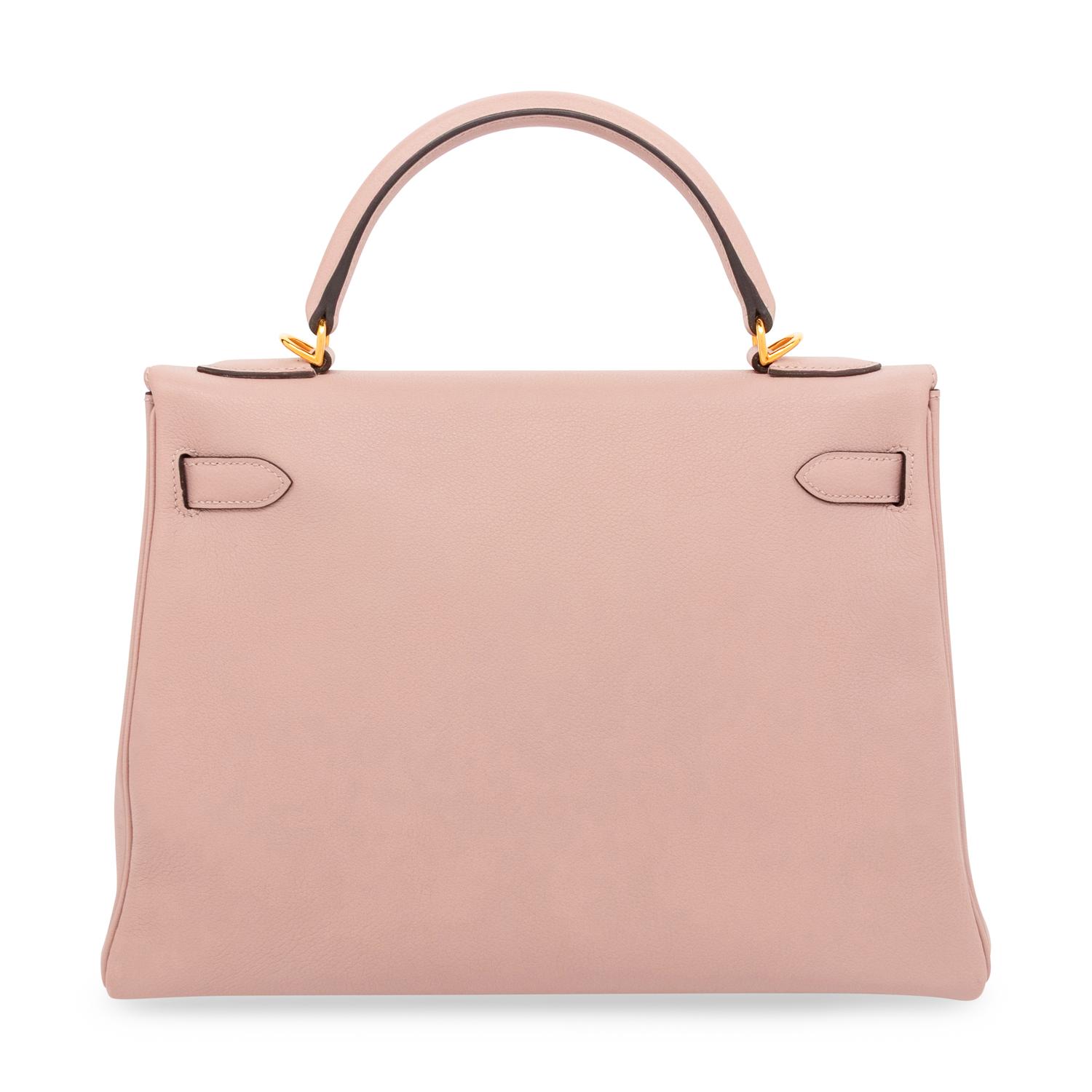 HERMÈS, KELLY 28 RETOURNE IN GLYCINE EVERCOLOR