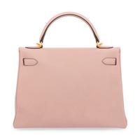 HERMÈS, KELLY 28 RETOURNE IN GLYCINE EVERCOLOR