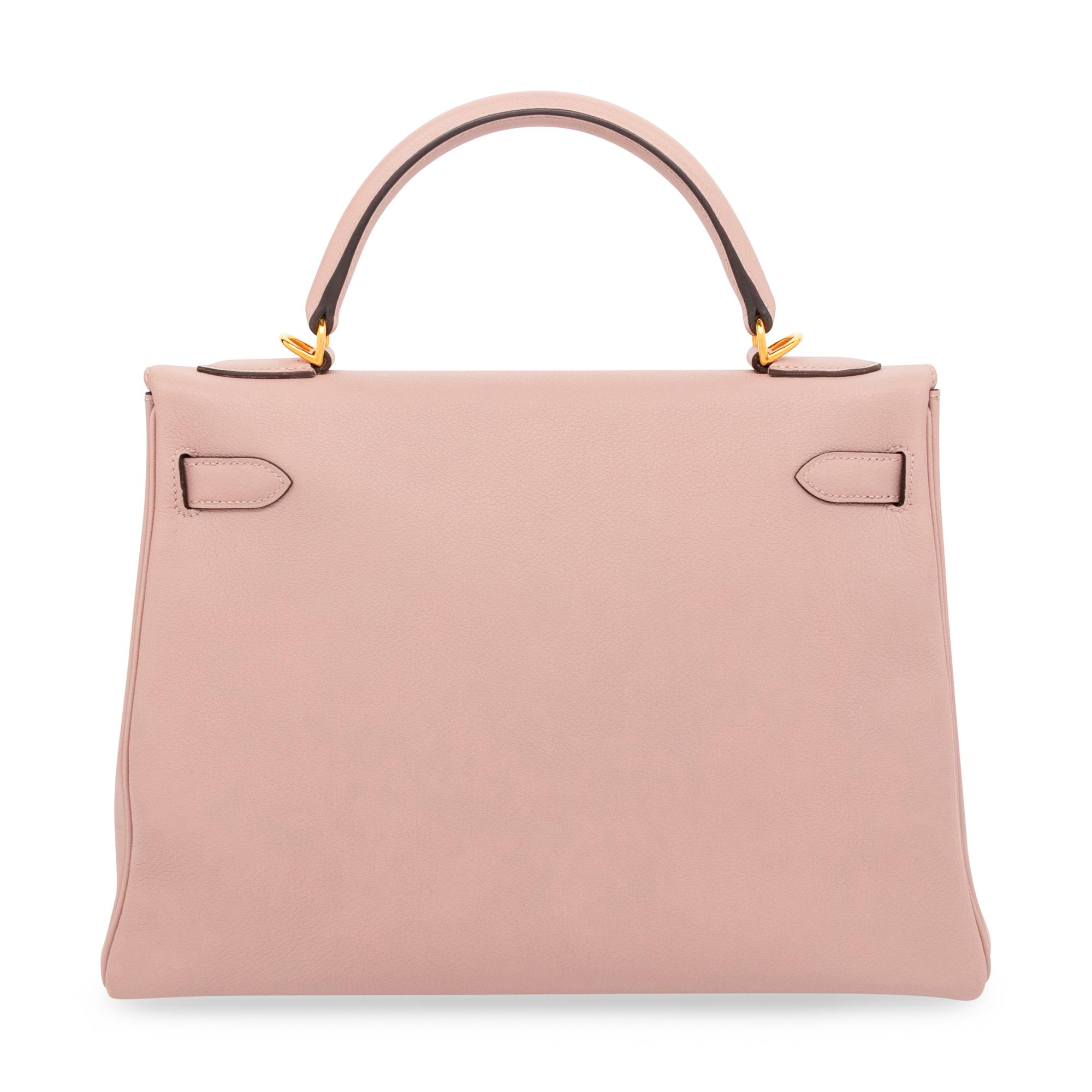 HERMÈS, KELLY 28 RETOURNE IN GLYCINE EVERCOLOR
