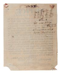 [ILLINOIS]. A group of 5 early Illinois land sale broadsides, comprising: