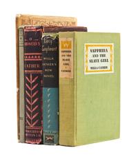 CATHER, WILLA. A group of five books, one first edition.