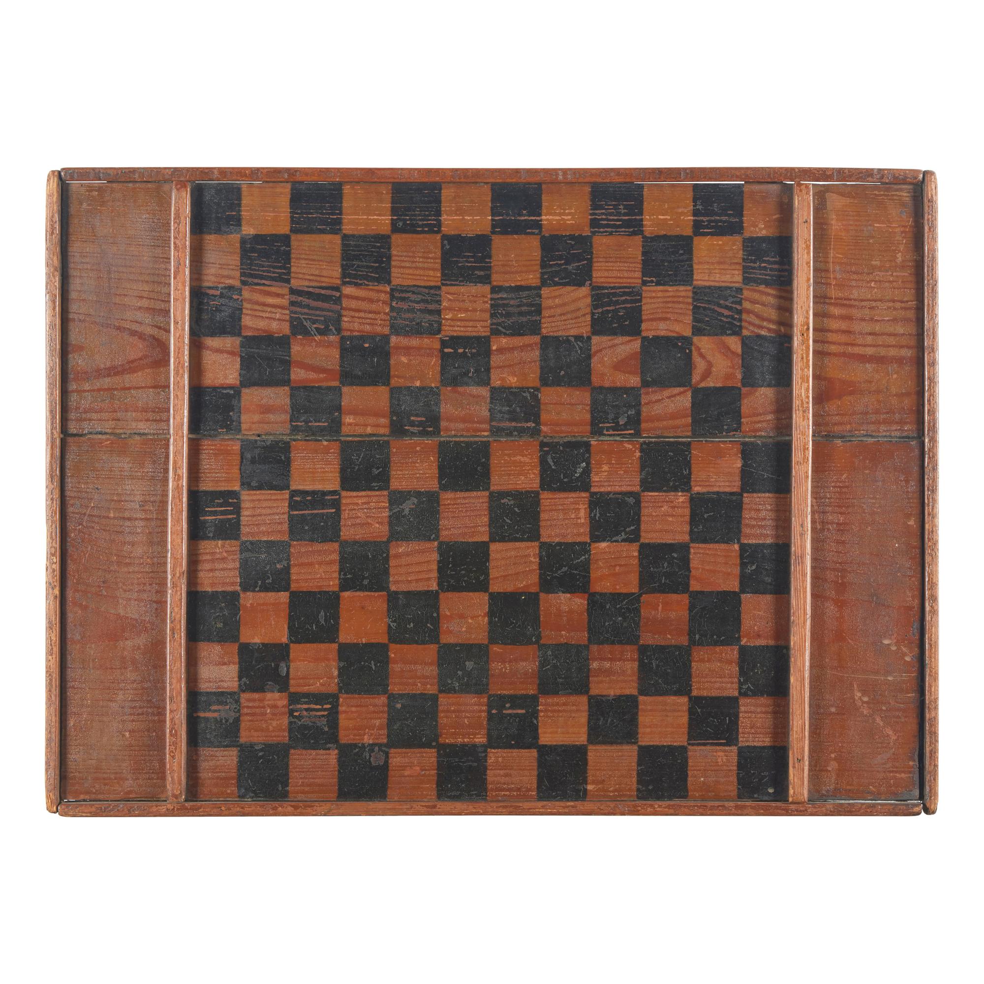 A Painted Wood Game Board
