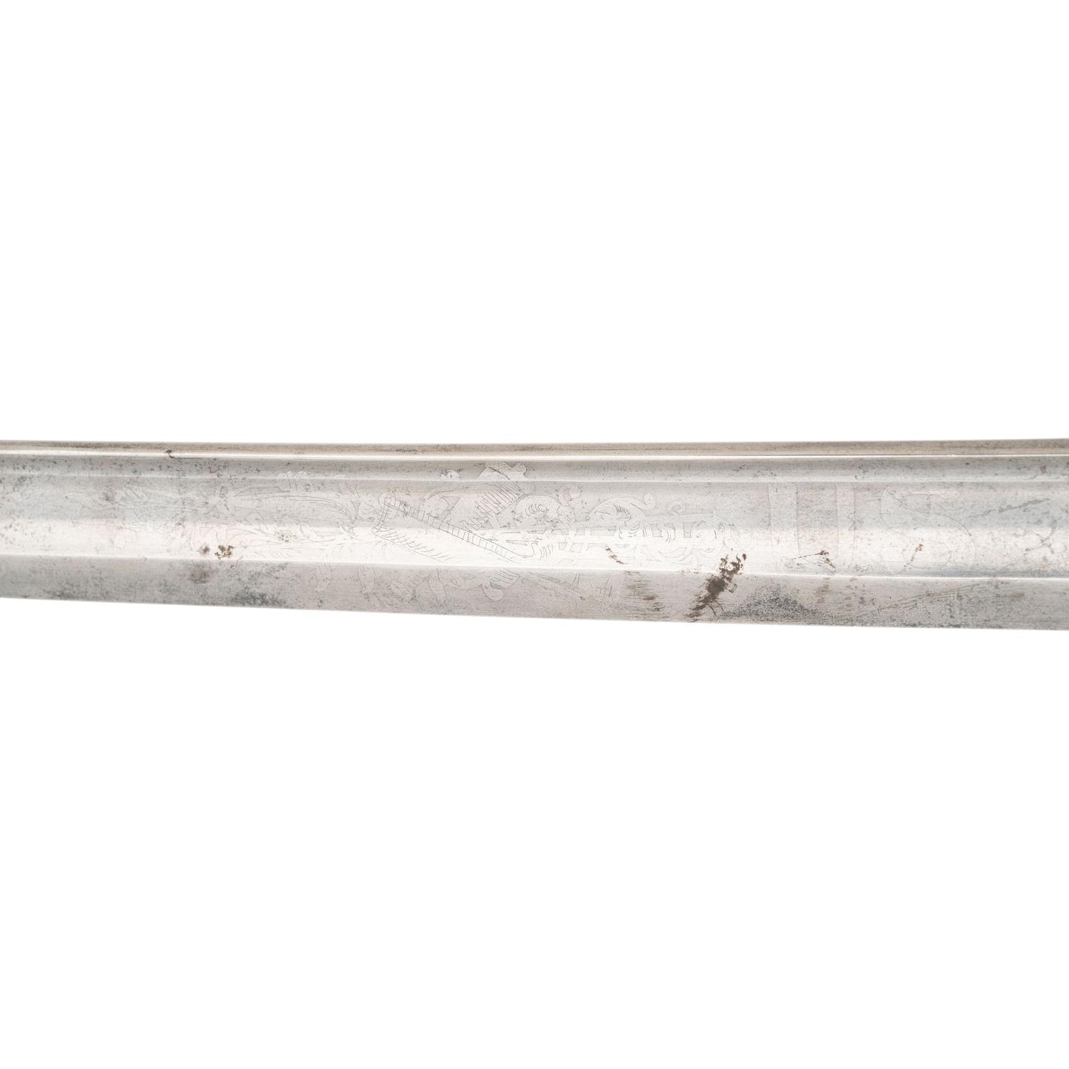Two Presentation Swords to Lieutenant and Colonel (General) Gershom Mott, An Ames 1840 Officers Sword and an Ames 1850 Foot Officers Sword