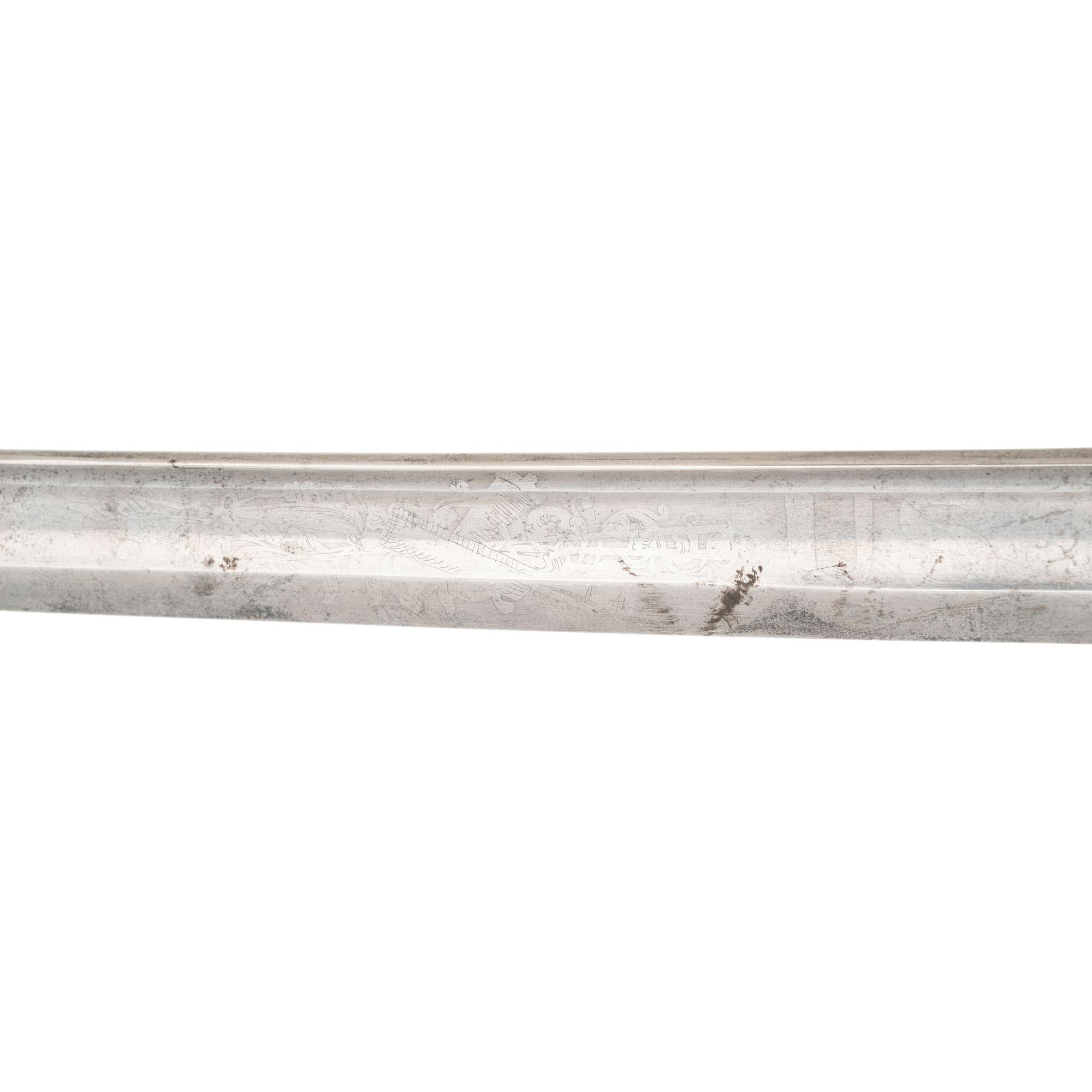 Two Presentation Swords to Lieutenant and Colonel (General) Gershom Mott, An Ames 1840 Officers Sword and an Ames 1850 Foot Officers Sword