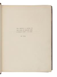 JOYCE, James (1882-1941). Ulysses . London: Printed for the Egoist Press, London by John Rodker, Paris, 1922.