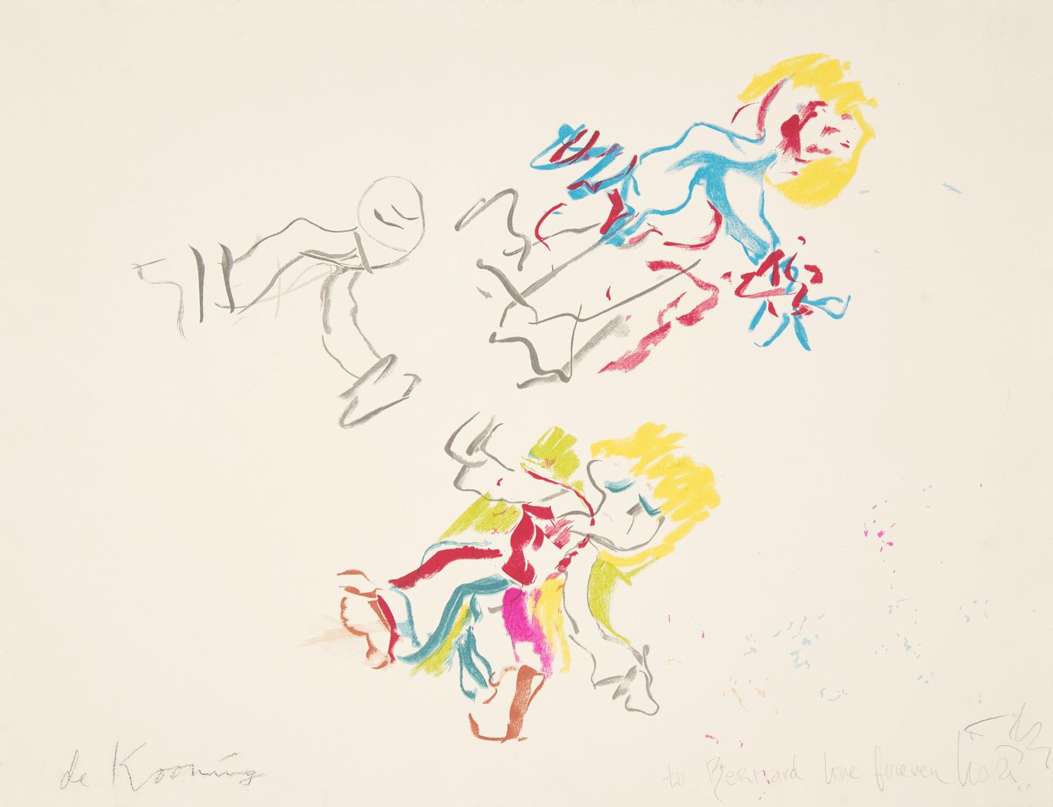 Willem de Kooning (American/Dutch, 1904-1997) — Composition for Lisa, 1984