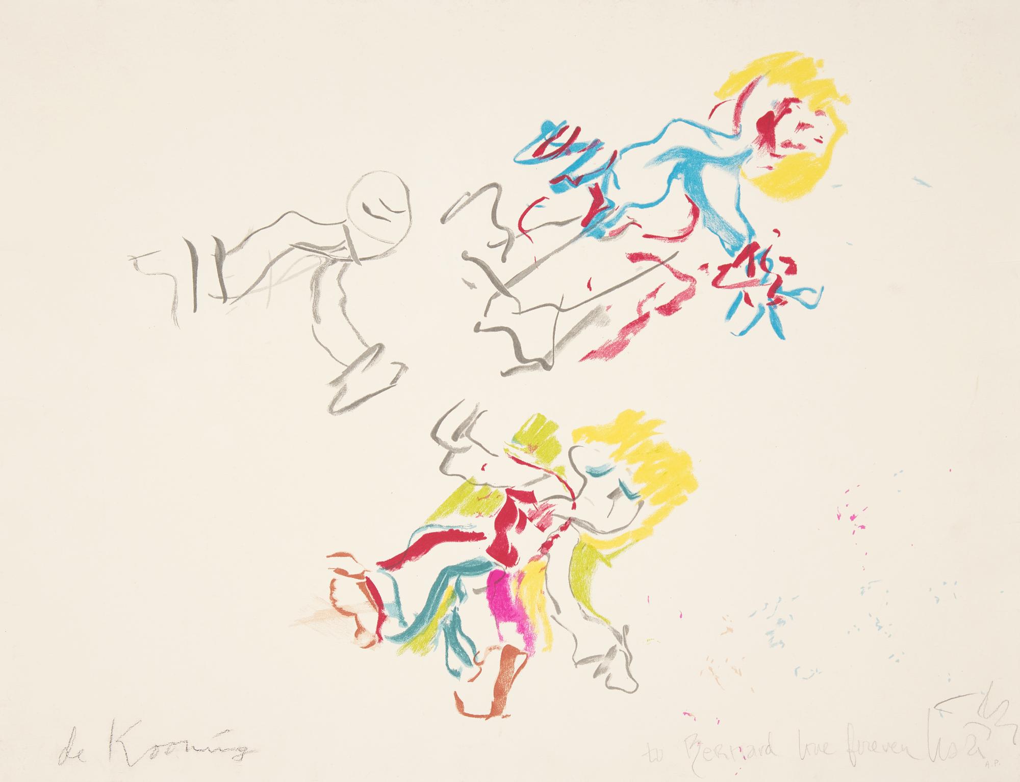 Willem de Kooning (American/Dutch, 1904-1997) — Composition for Lisa, 1984