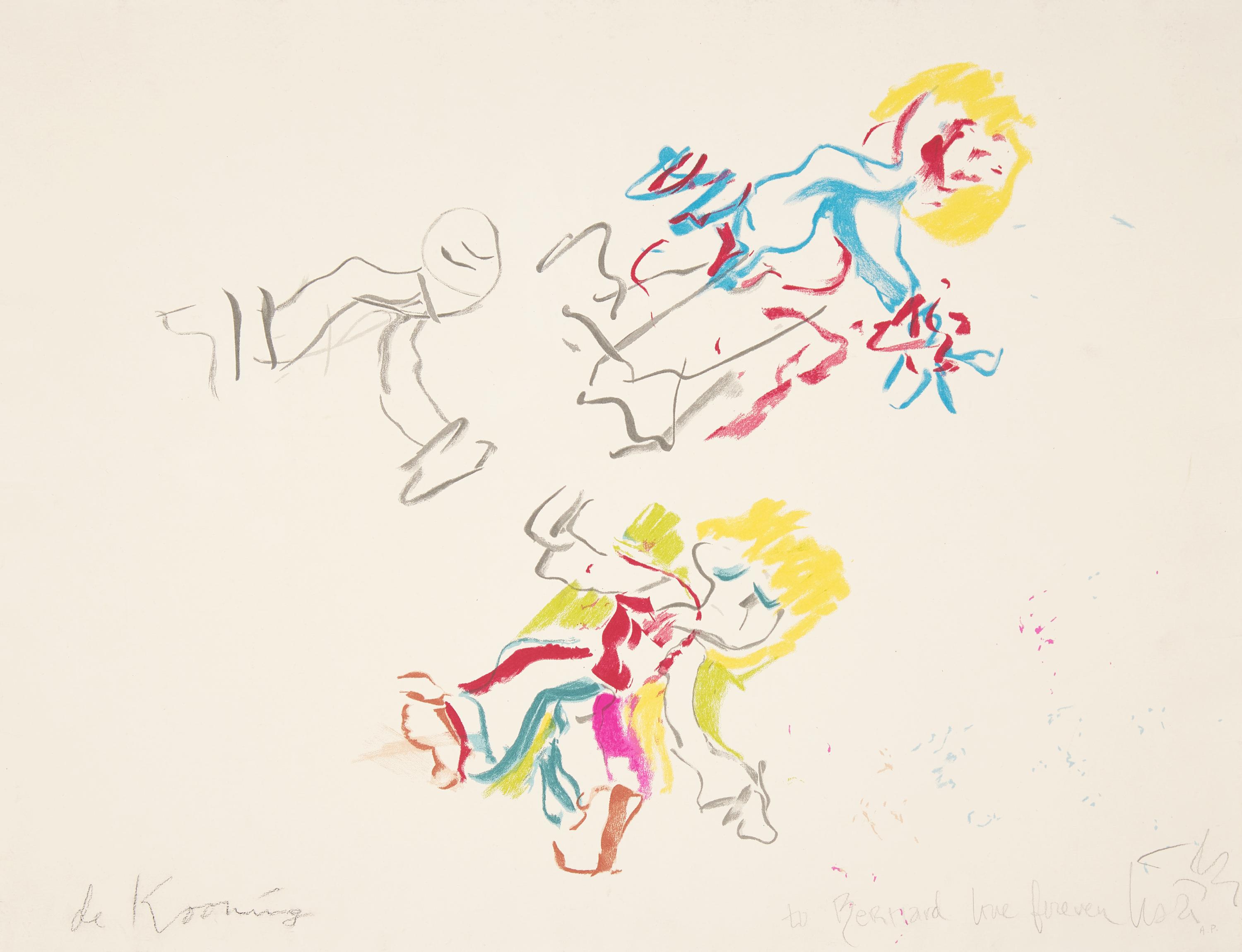 Willem de Kooning (American/Dutch, 1904-1997) — Composition for Lisa, 1984