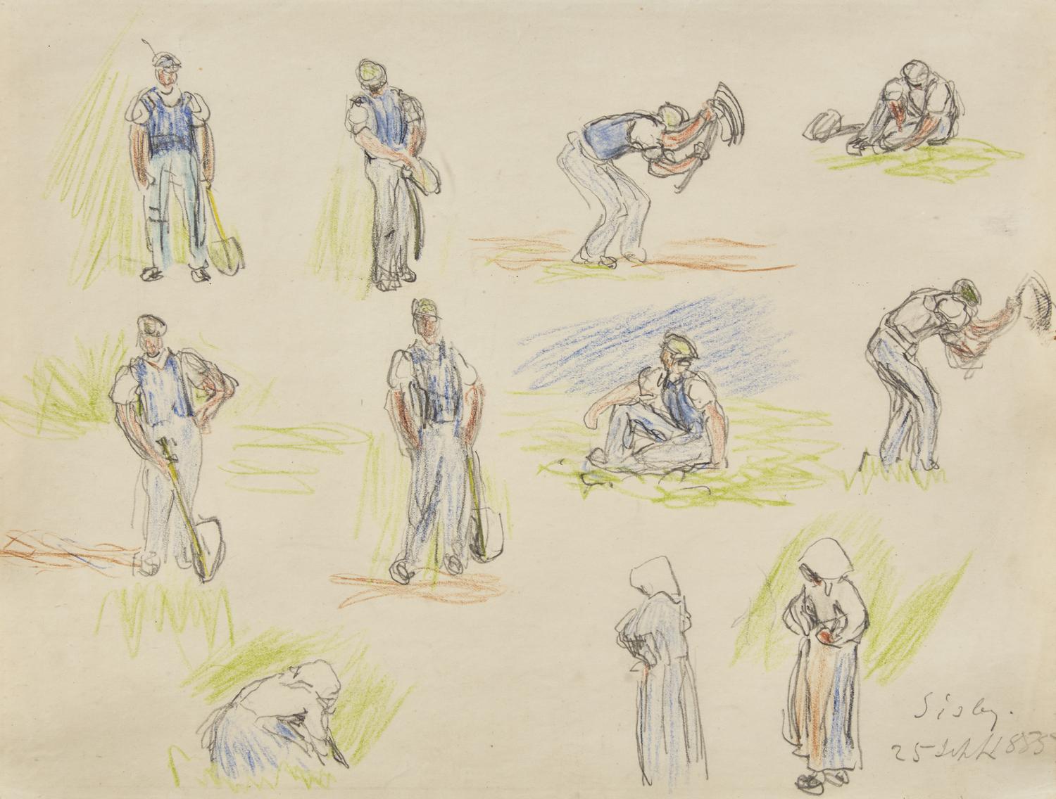 Études de Paysans , 1885