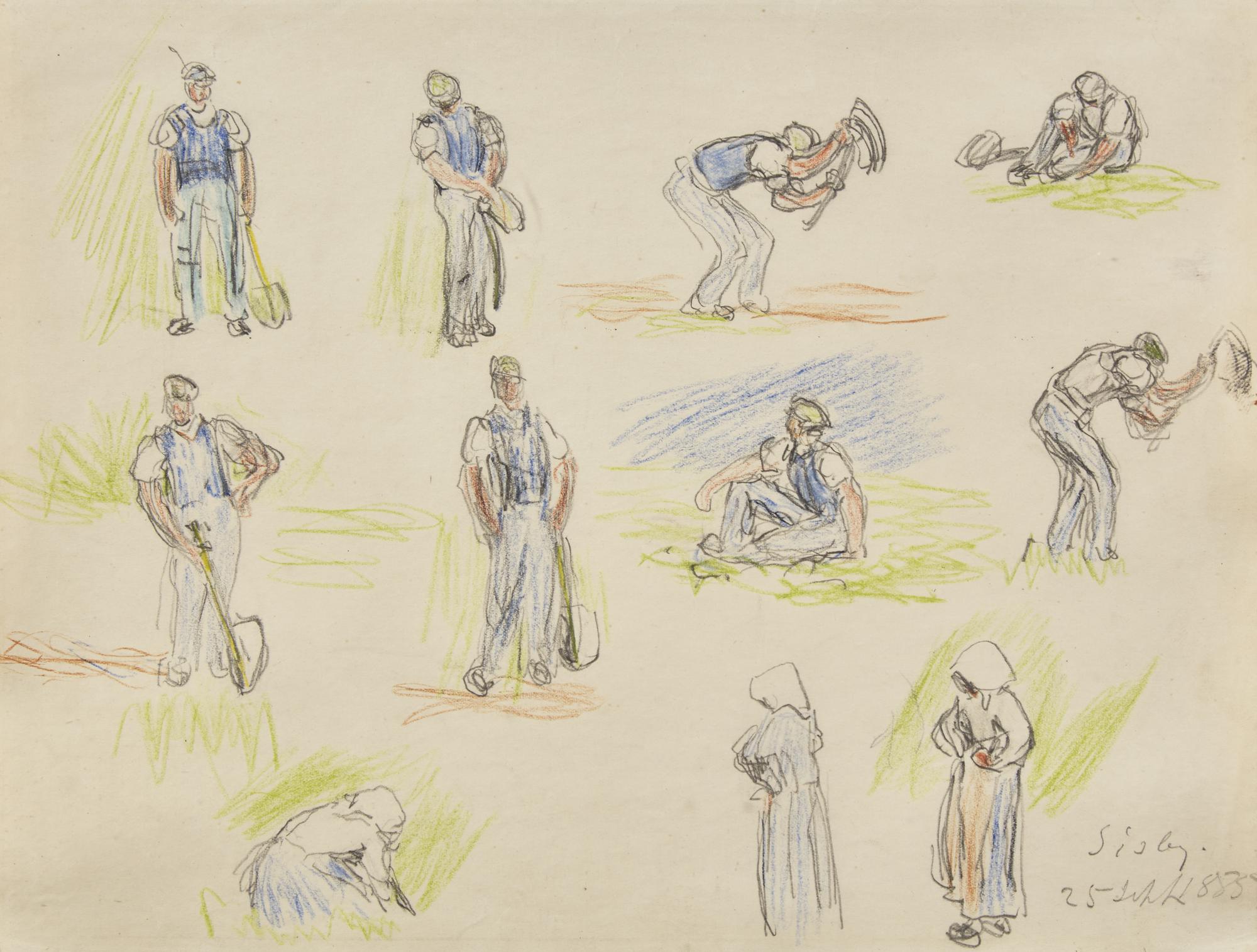 Études de Paysans , 1885