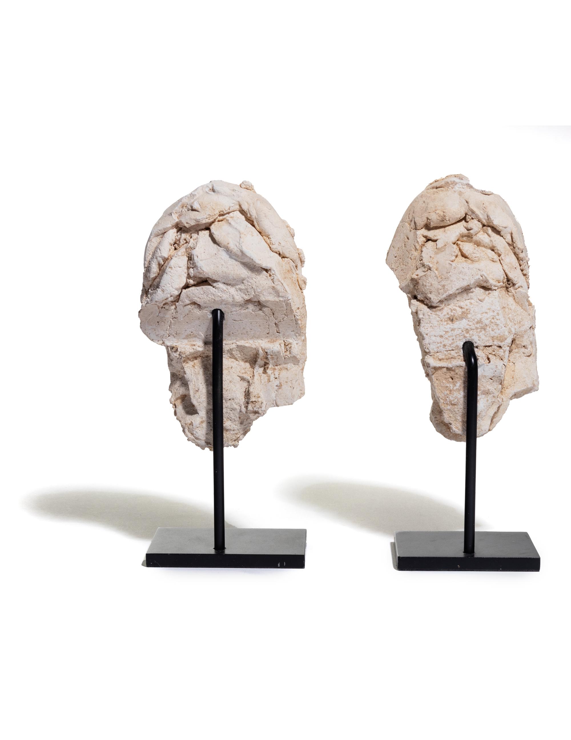 Two Palmyrene Stucco Masks