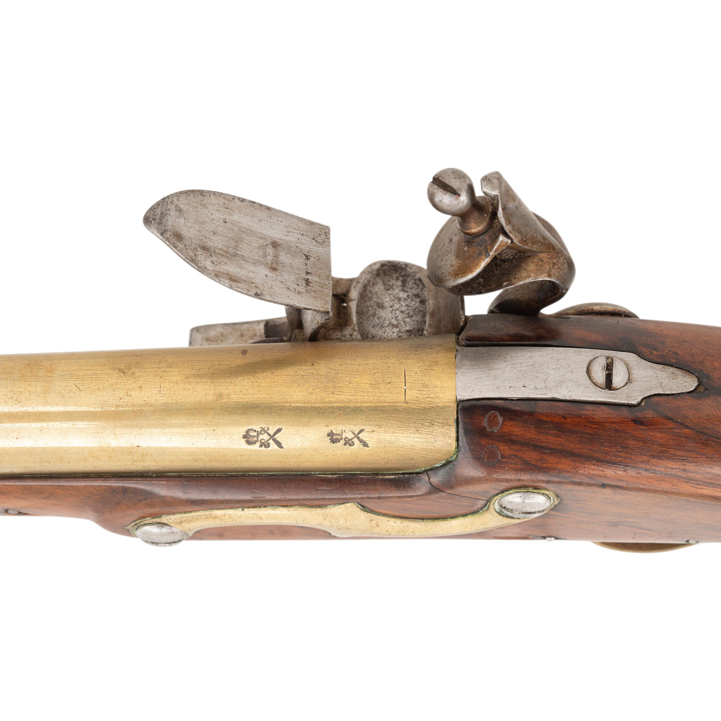 English Brass Barrel Flintlock Coaching Carbine (Blunderbuss) Marked Joiner