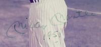 A Mickey Mantle Rookie Season Signed Autograph Photo Inscribed 1951 (Beckett Authentication Services Letter)