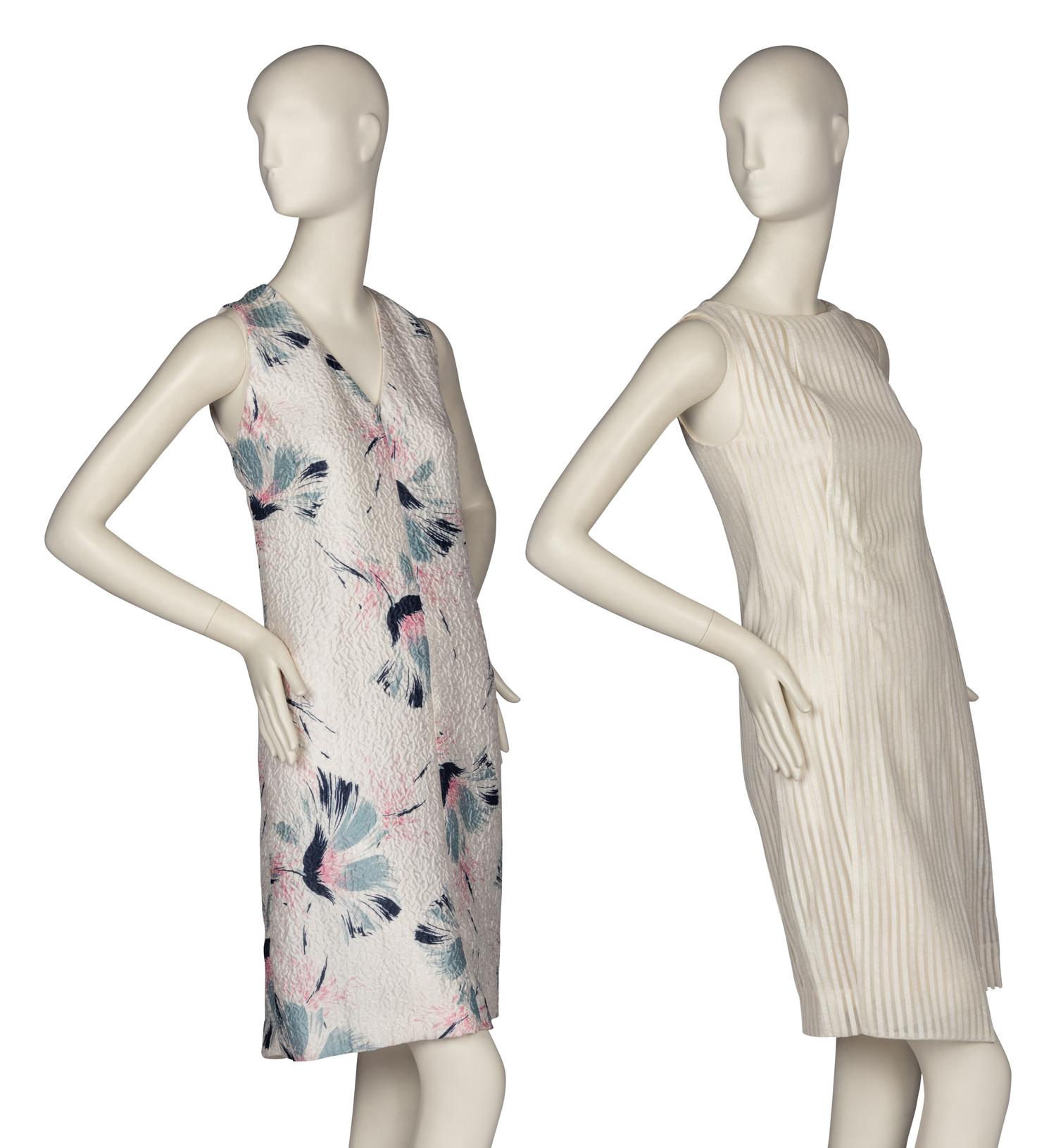 Two Designer Dresses: Giorgio Armani Black Label and AKRIS