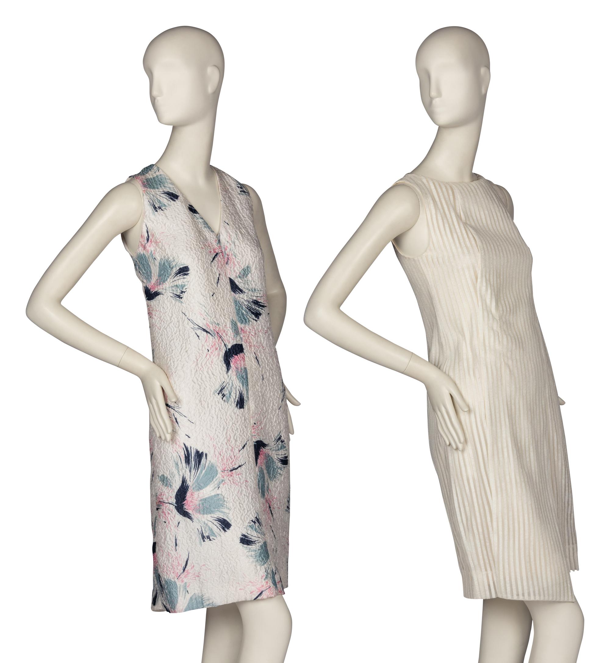 Two Designer Dresses: Giorgio Armani Black Label and AKRIS