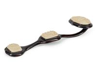 A Chinese Carved Jade and Rosewood Ruyi Scepter
