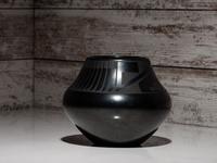 Blackware Pottery Jar, 1925-1943