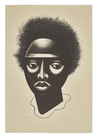 A pair of prints (Malcom X, 1996; Black Girl, 2004)