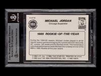 A 1986 Star Michael Jordan Set 1985 Rookie Of The Year Card No. 6 (BGS 6.5 EX-MT+)