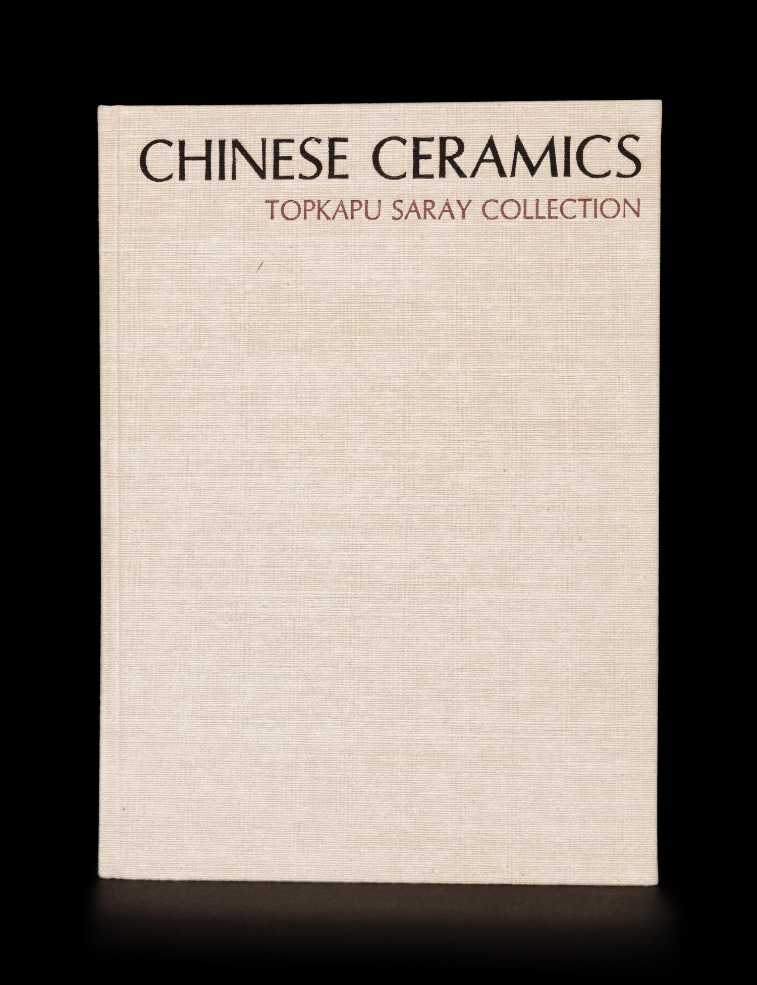 [COLLECTIONS — TOPKAPI SARAY] Two works about collections of Chinese ceramics in the Topkapi Saray collections, comprising: