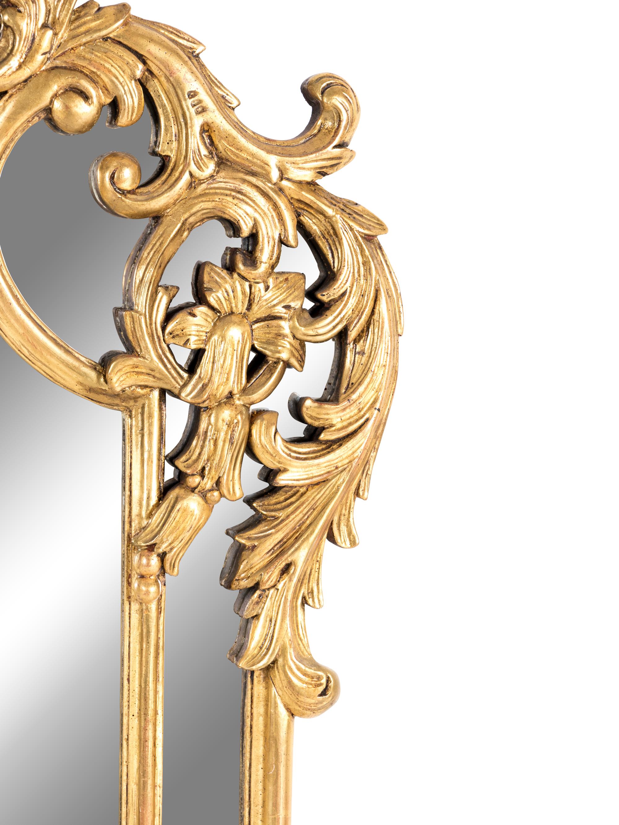 A Régence Style Giltwood Mirror