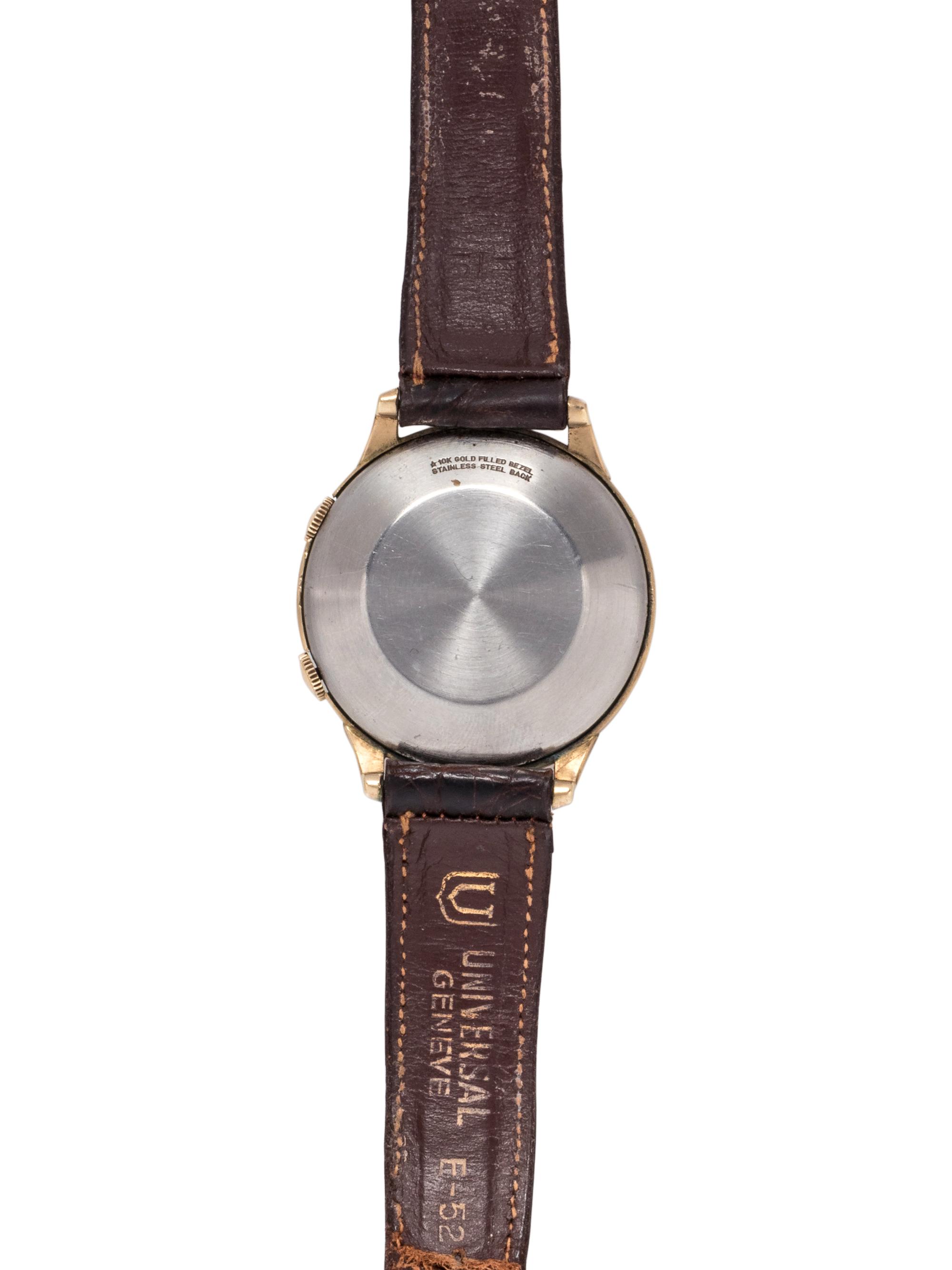 JAEGER LeCOULTRE, 10K GOLD-FILLED AND STAINLESS STEEL 'AUTOMATIC ALARM' WRISTWATCH