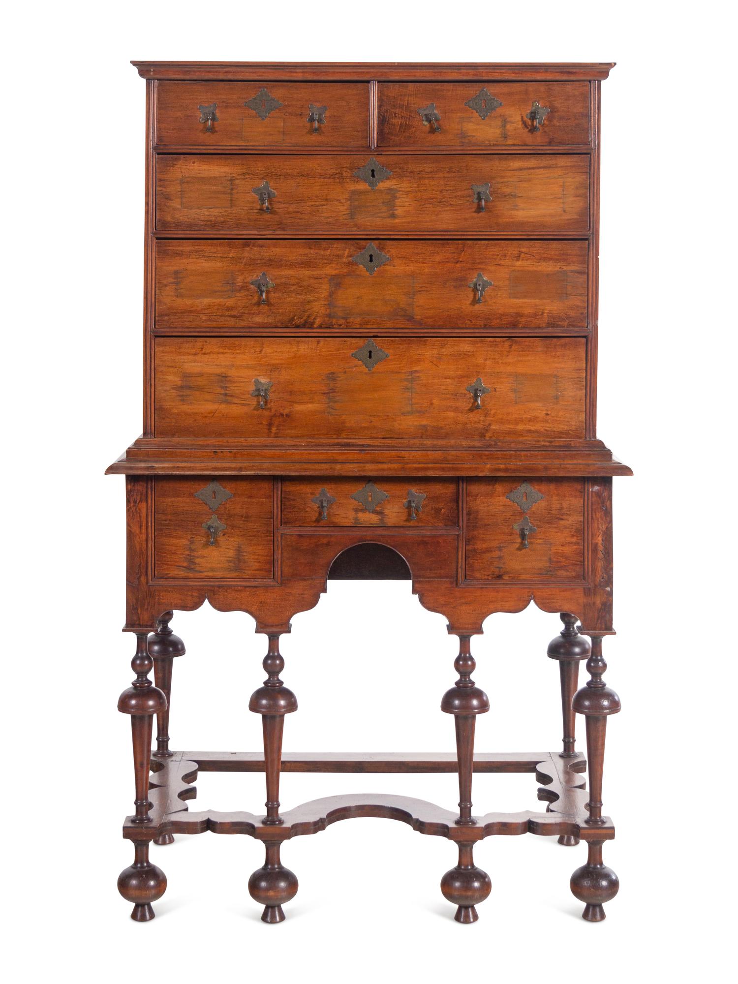A William and Mary Chest on Stand