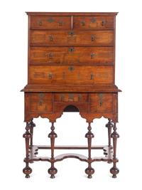 A William and Mary Chest on Stand