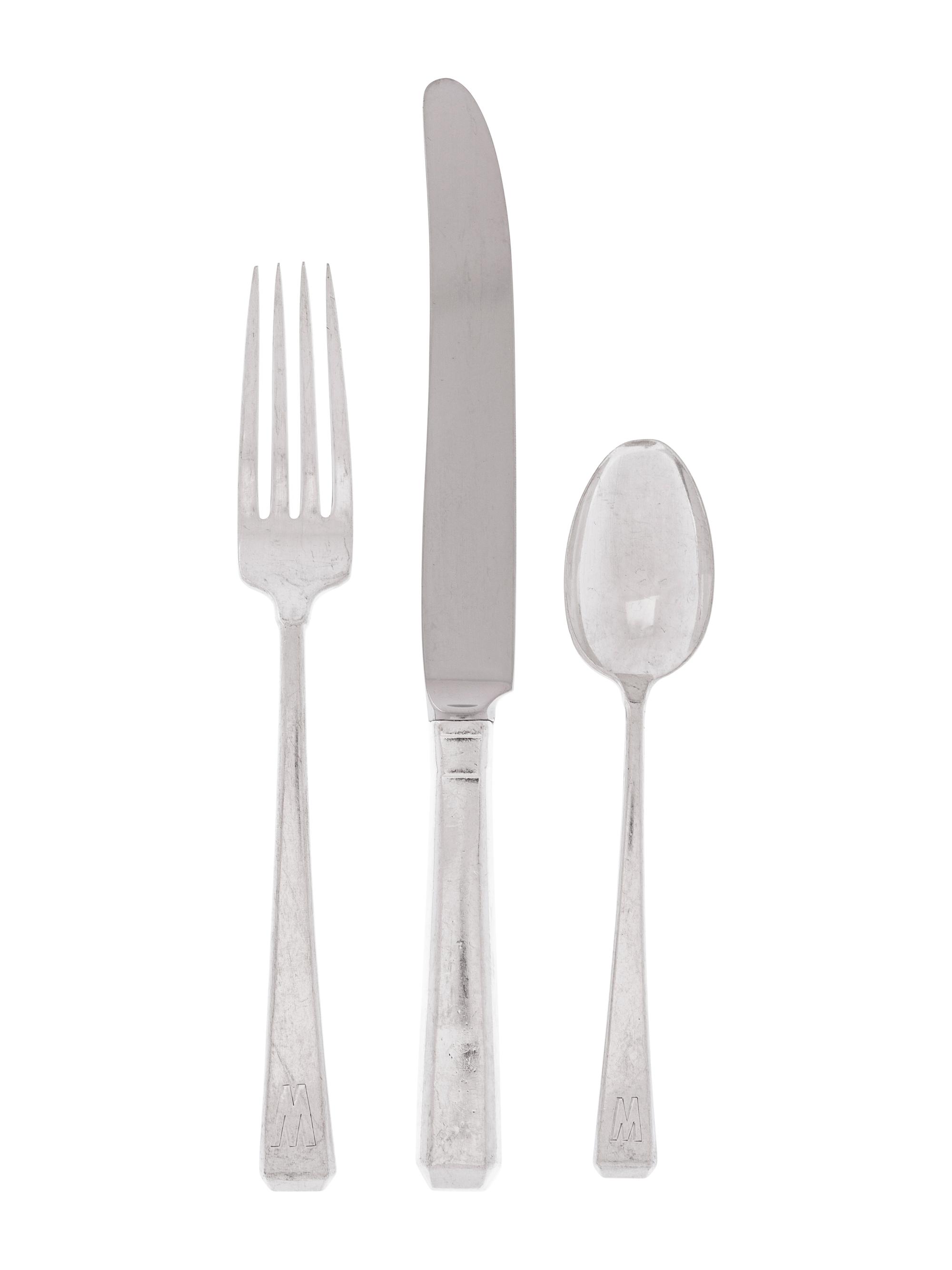 An American Silver Flatware Service