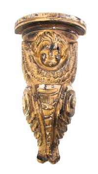 A Continental Giltwood Bracket, Height 18 1/4 inches.