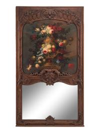A Louis XV Style Trumeau Mirror