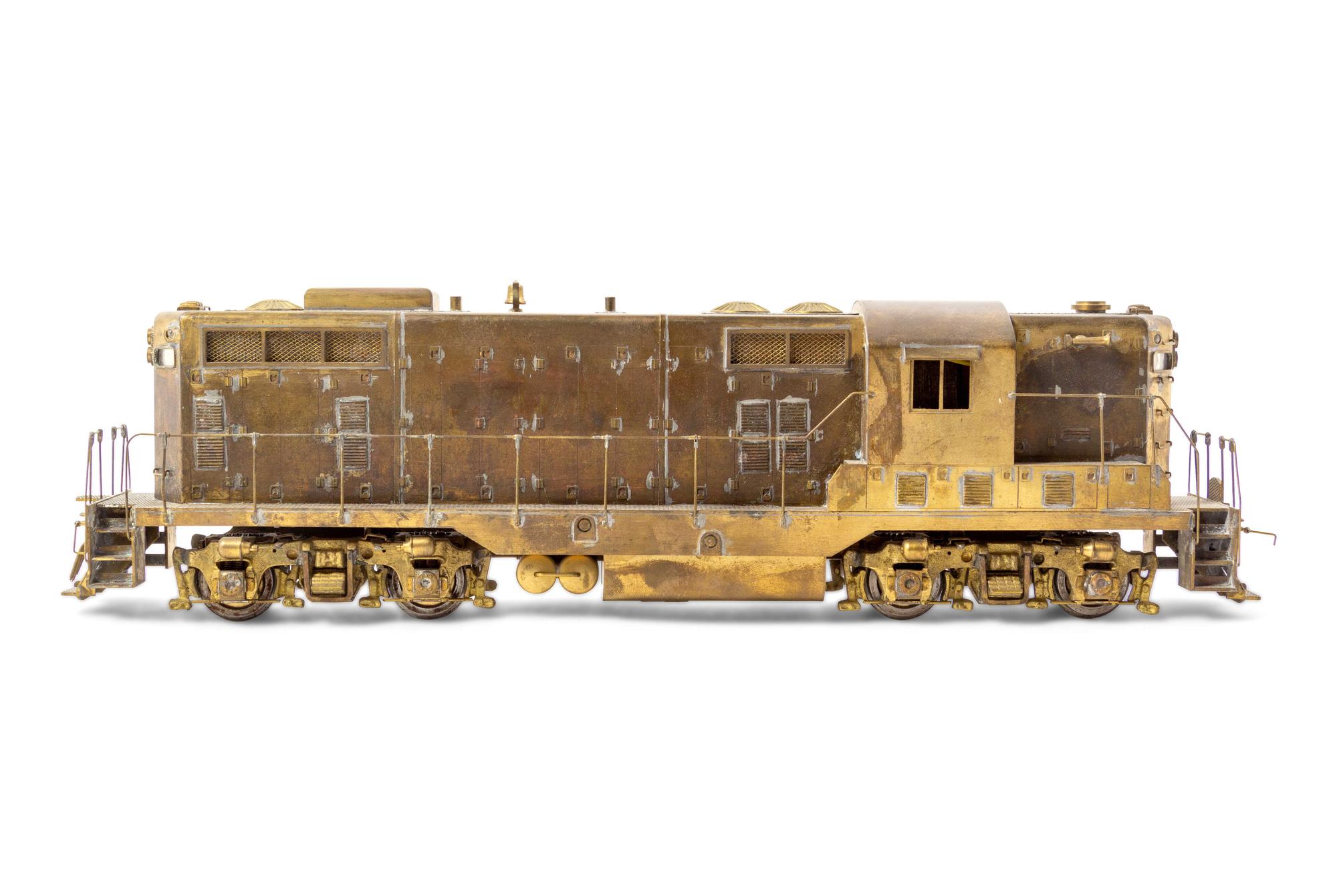 A Brass O-Gauge Diesel Locomotive