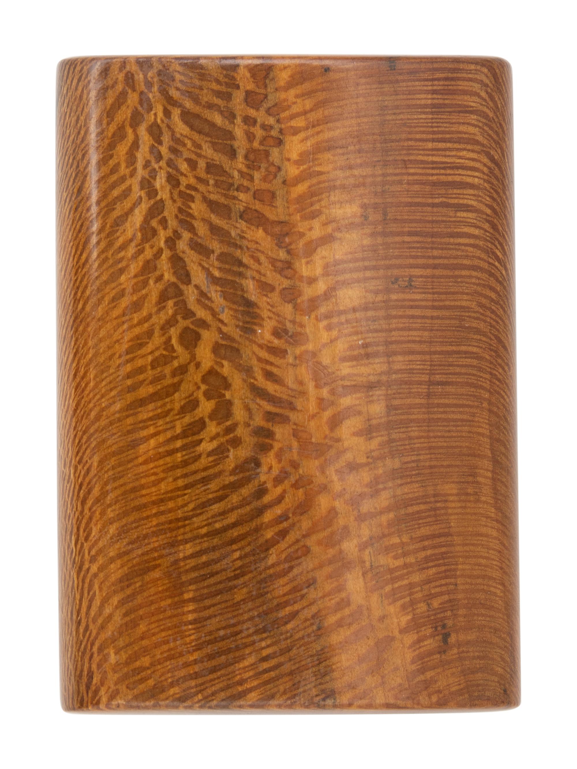 A Russian Silver-Mounted Birchwood Cigarette Case