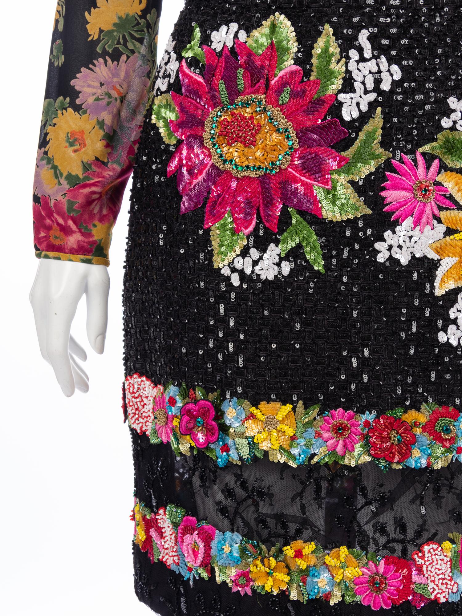 Two Valentino Floral Ensembles, 1980-90s