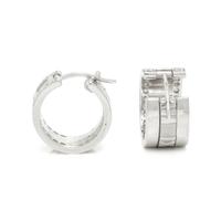 TIFFANY & CO., WHITE GOLD AND DIAMOND 'ATLAS' EARRINGS