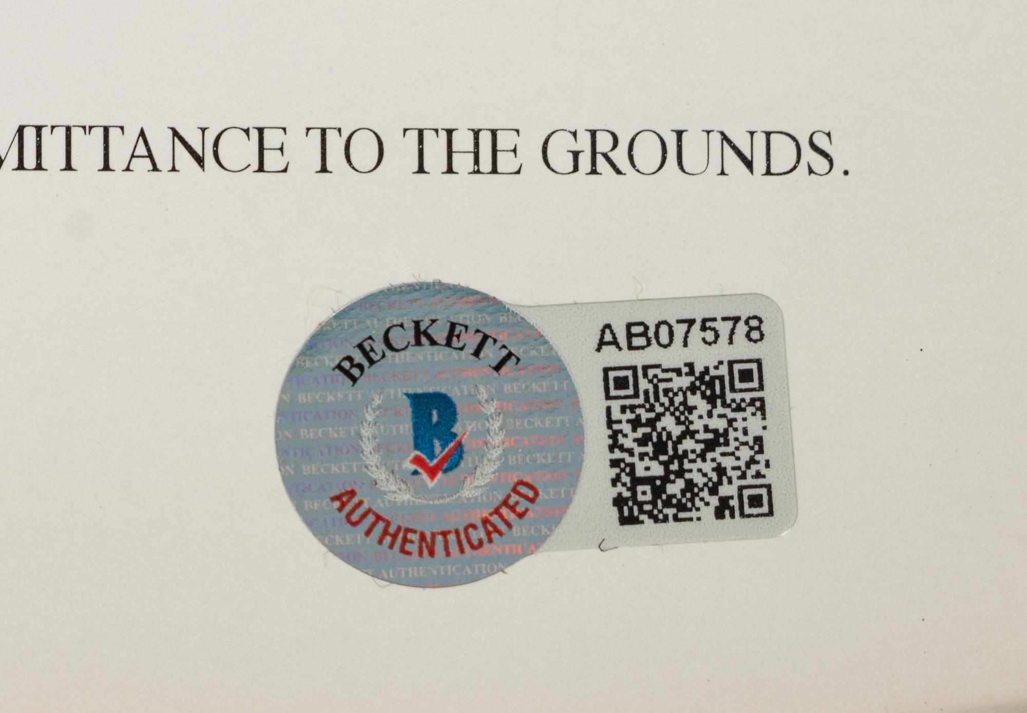 A Group of Three Chrysler All-Star Golf Shootout Signed Autograph Invitations Including Multiple Chicago Hall of Famers (Beckett Authentication Services BAS Certified),