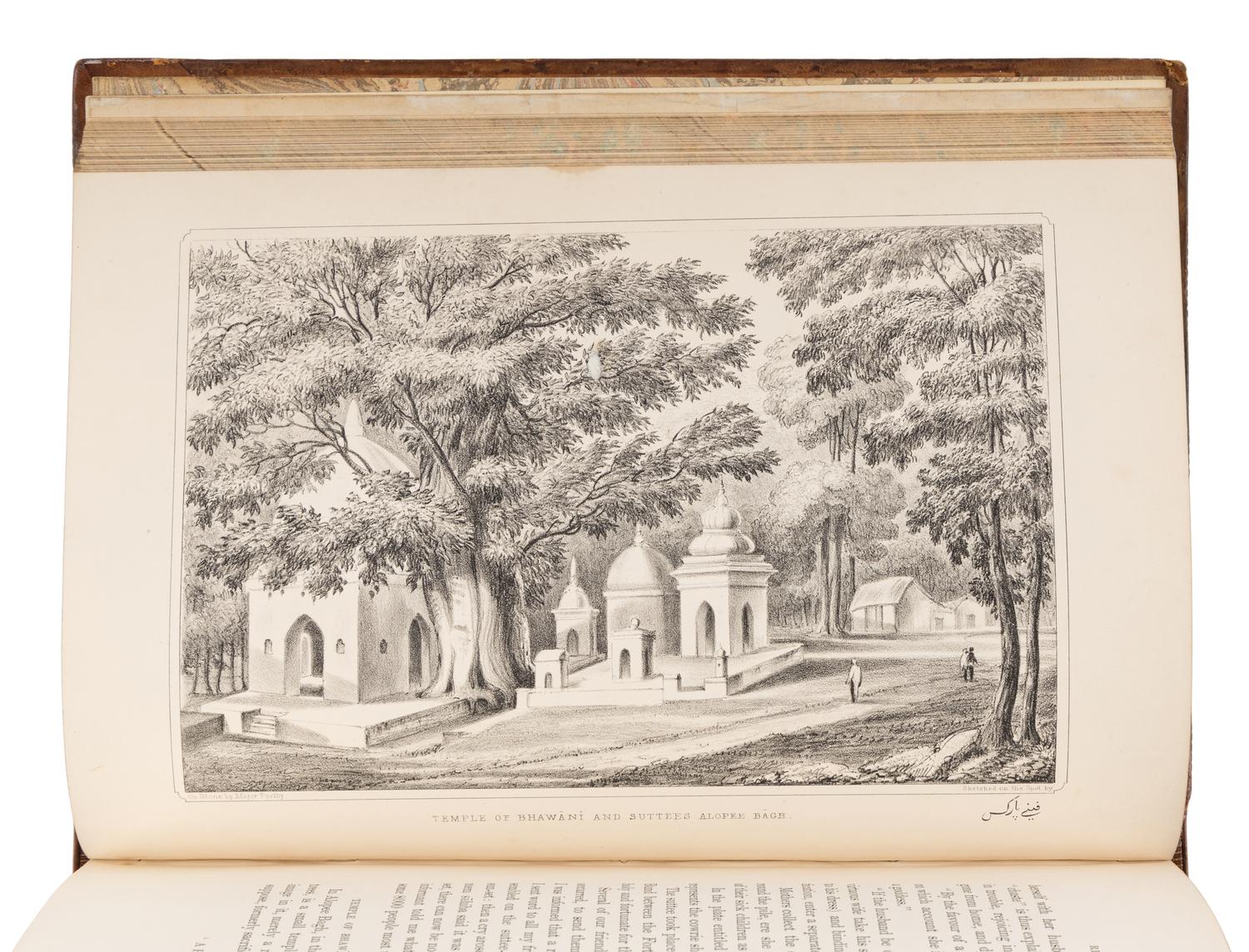 [PARKES, Fanny (1794-1875)]. Wanderings of a Pilgrim, in Search of the Picturesque, During Four-and-Twenty Years in the East; with Revelations of Life in the Zenana . London: Pelham Richardson, 1850.