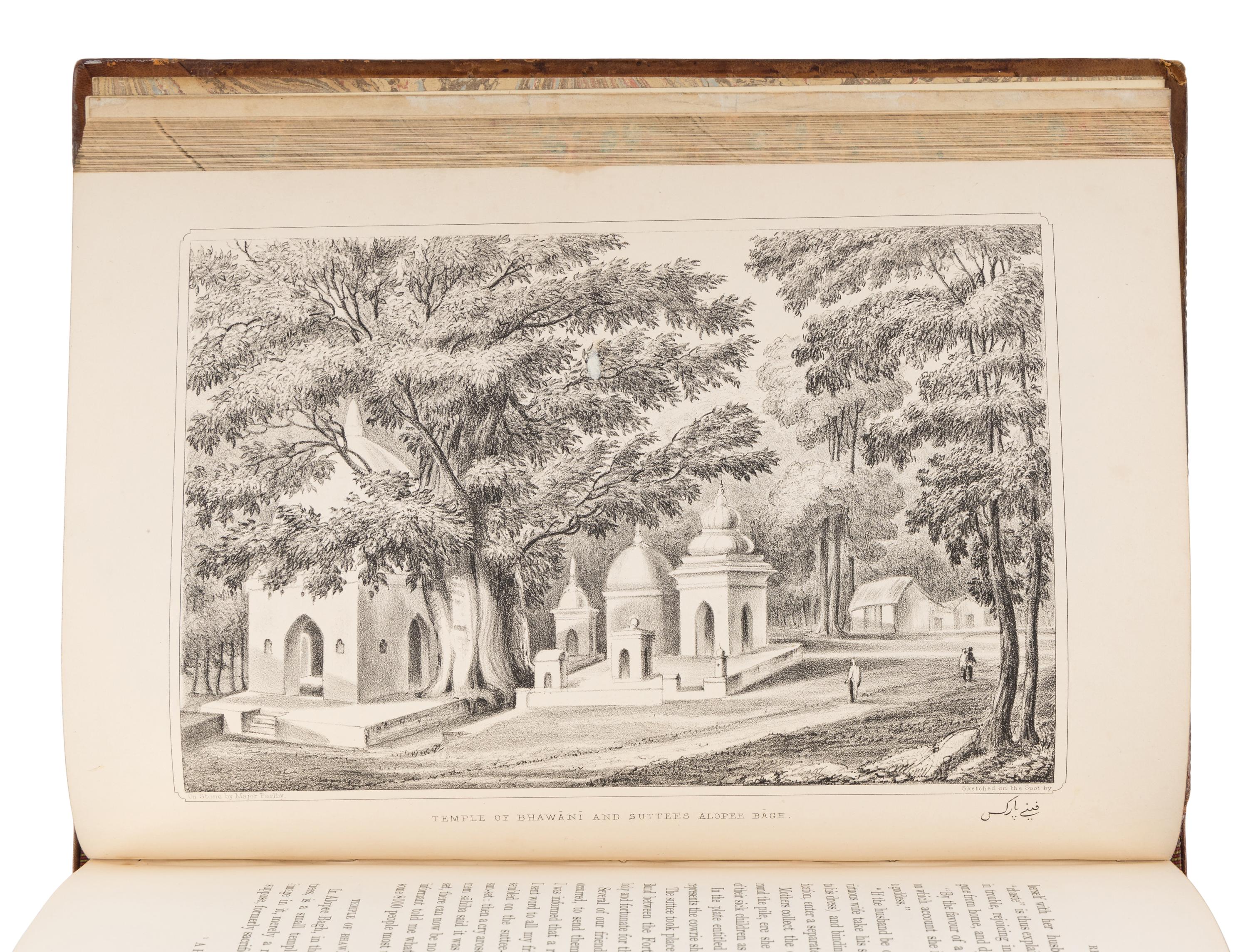 [PARKES, Fanny (1794-1875)]. Wanderings of a Pilgrim, in Search of the Picturesque, During Four-and-Twenty Years in the East; with Revelations of Life in the Zenana . London: Pelham Richardson, 1850.
