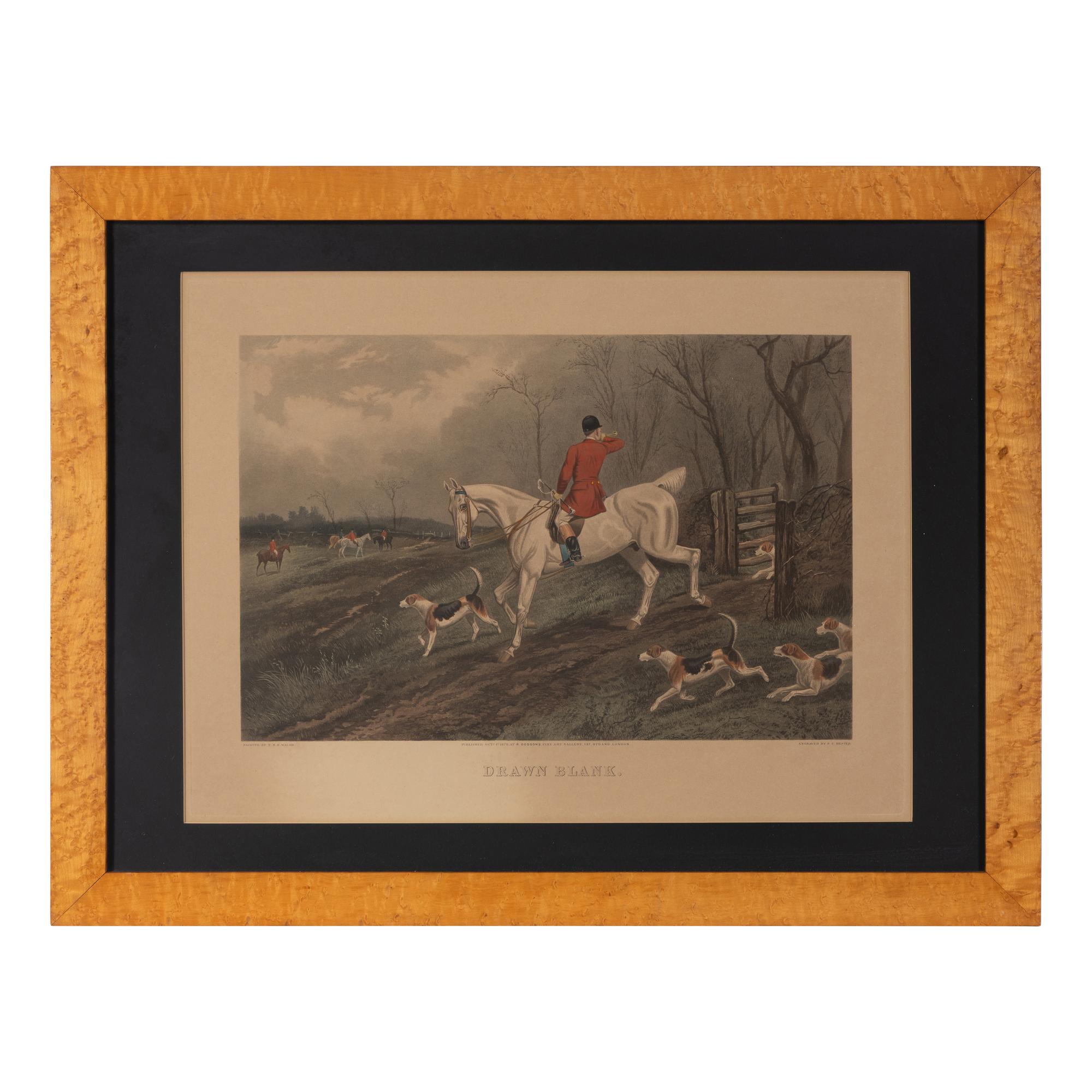 A Pair of English Hunting Prints