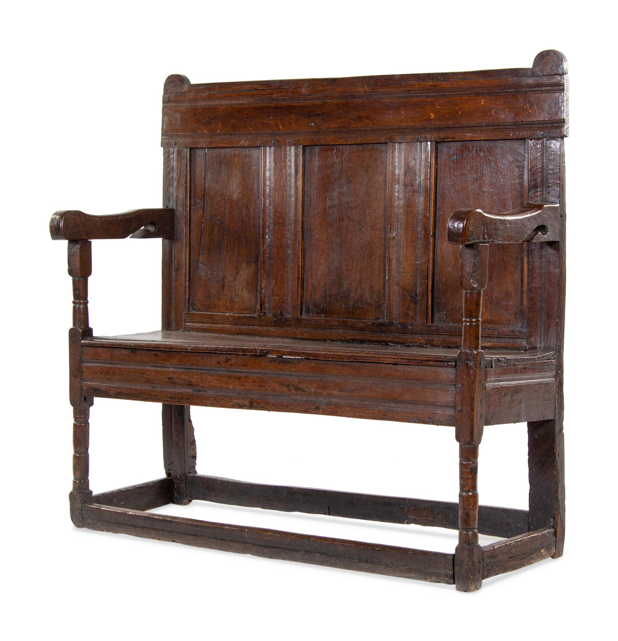 A George III Oak Settle