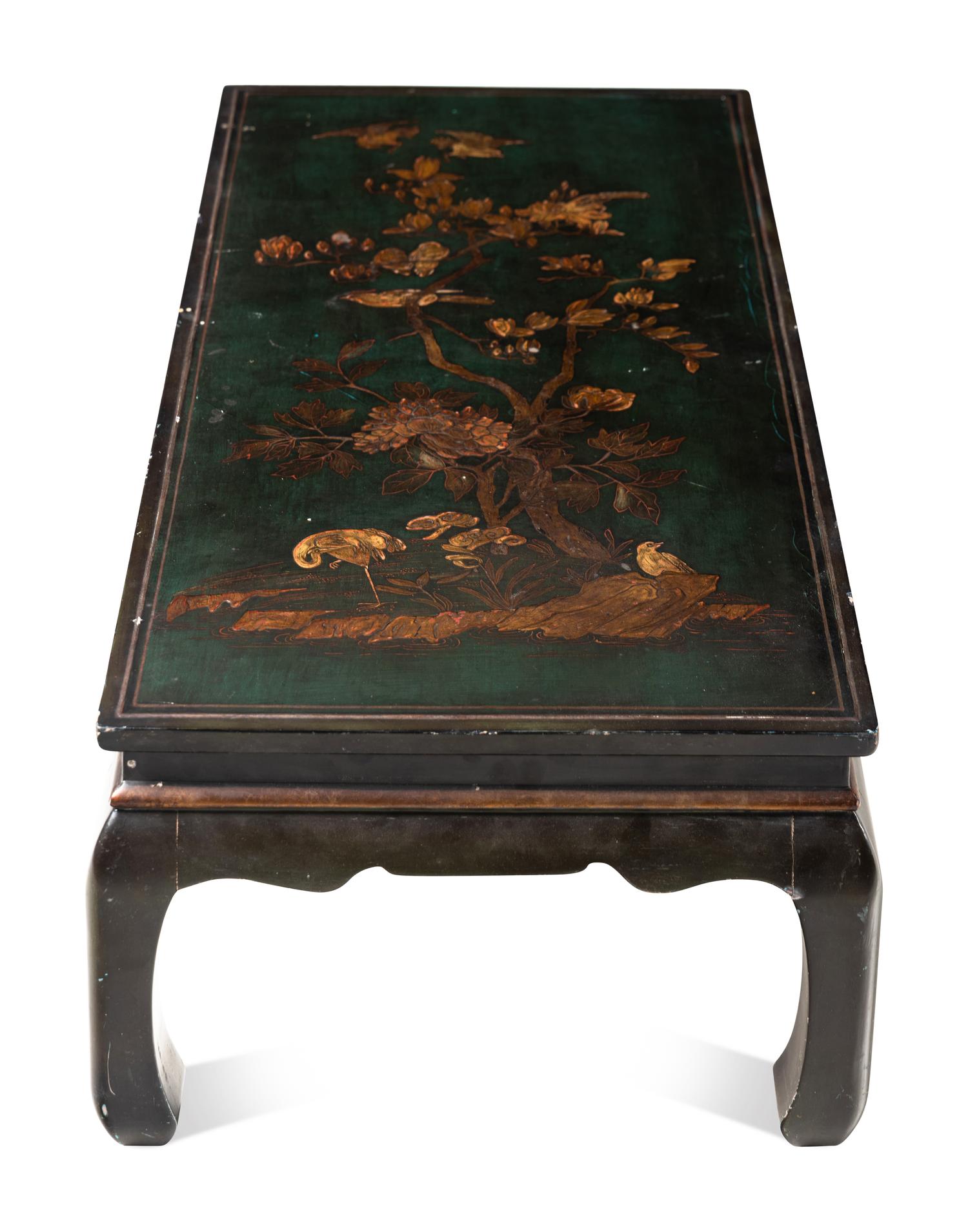 A Chinese Style Lacquer Low Table