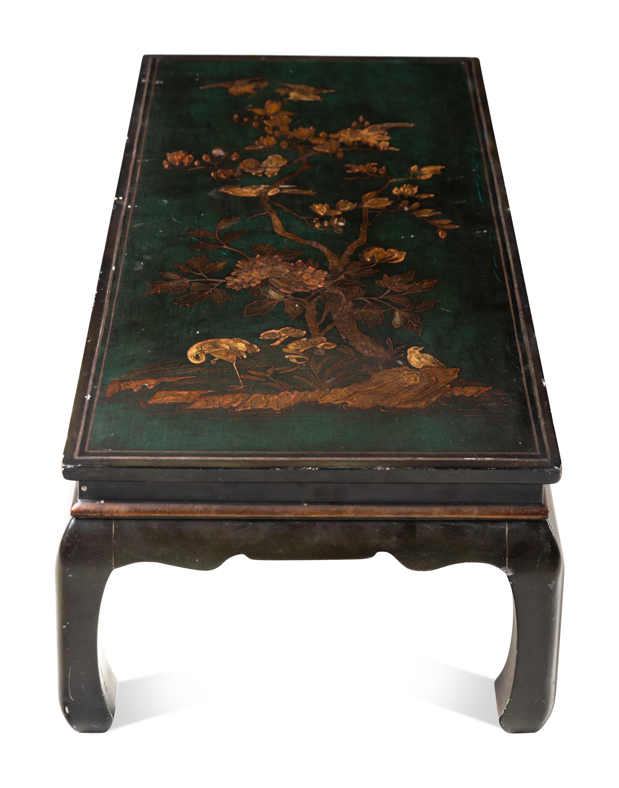 A Chinese Style Lacquer Low Table