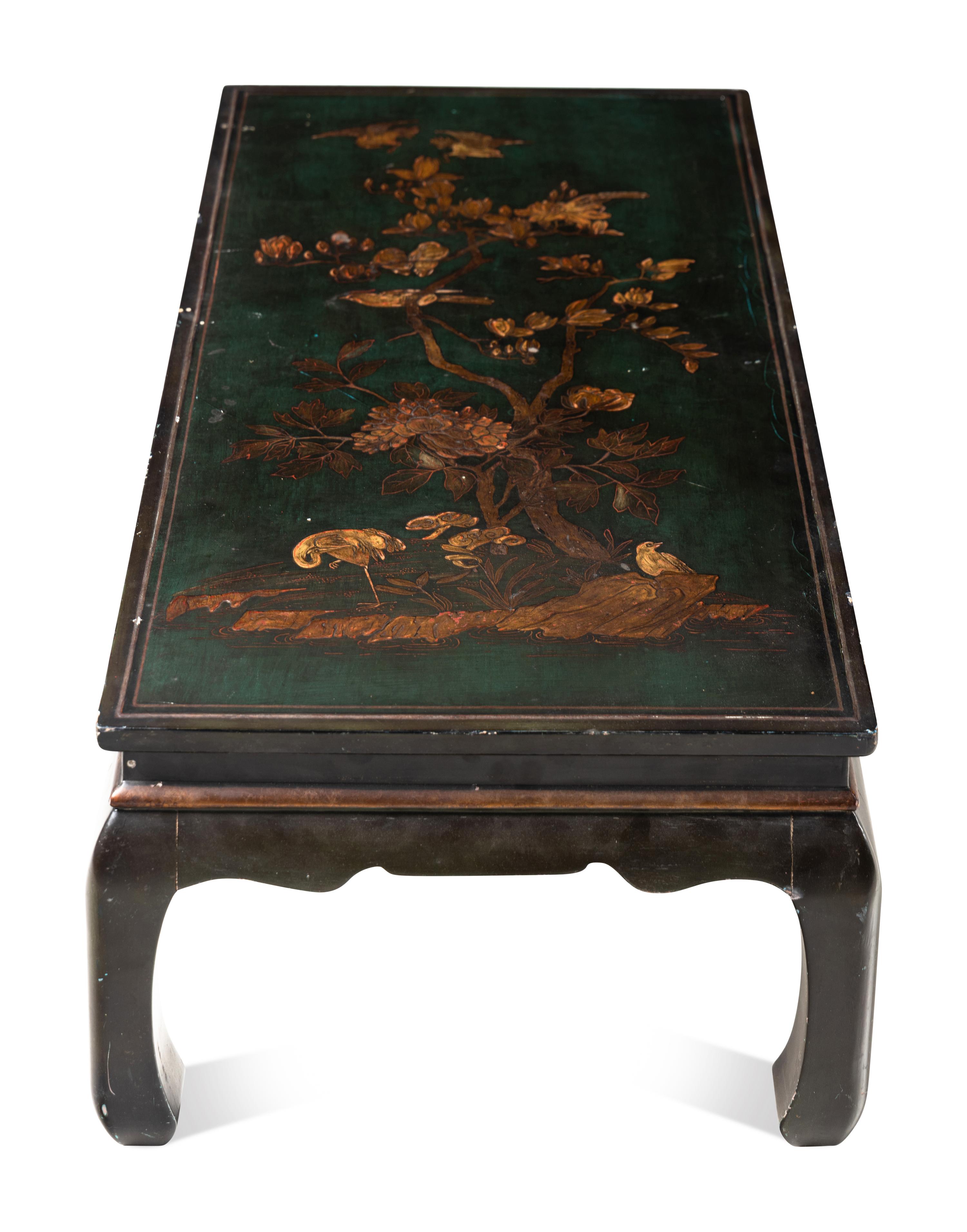 A Chinese Style Lacquer Low Table
