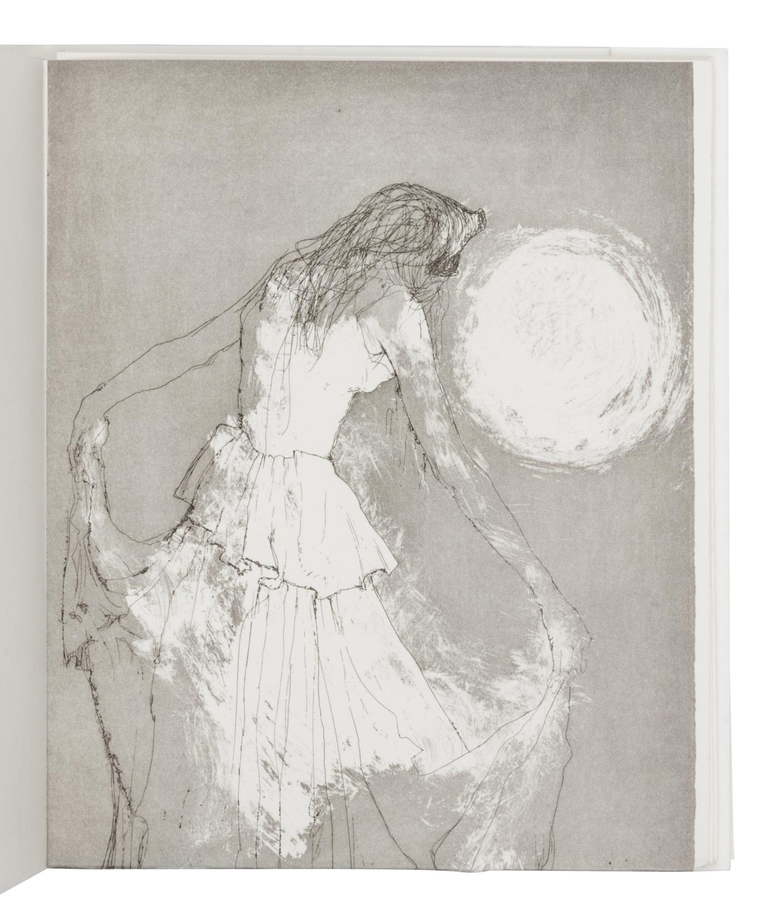 JANSEM, Jean (1920-2013), illustrator. LAFORGUE, Jules (1860-1887). L'imitation de Notre-Dame La Lune . Paris: Société de Femmes Bibliphiles, 1974.
