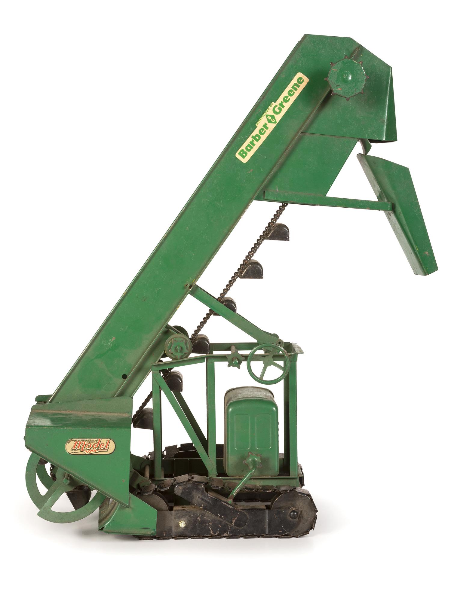 A 'Barber-Greene' Pressed Steel Toy Bucket Loader